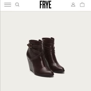 ❗️SOLD❗️Frye Cece Jodhpur Wedge Booties